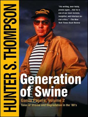 cover image of Generation of Swine